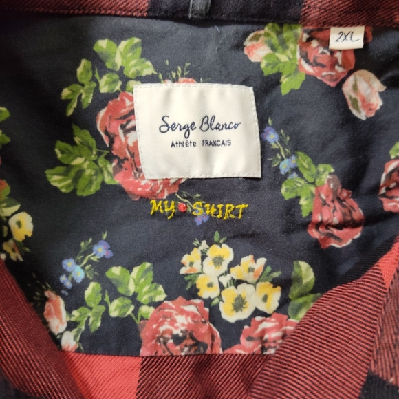 Sergio Blanco Women's 2XL XXL Plaid Flannel - Picture 3 of 7